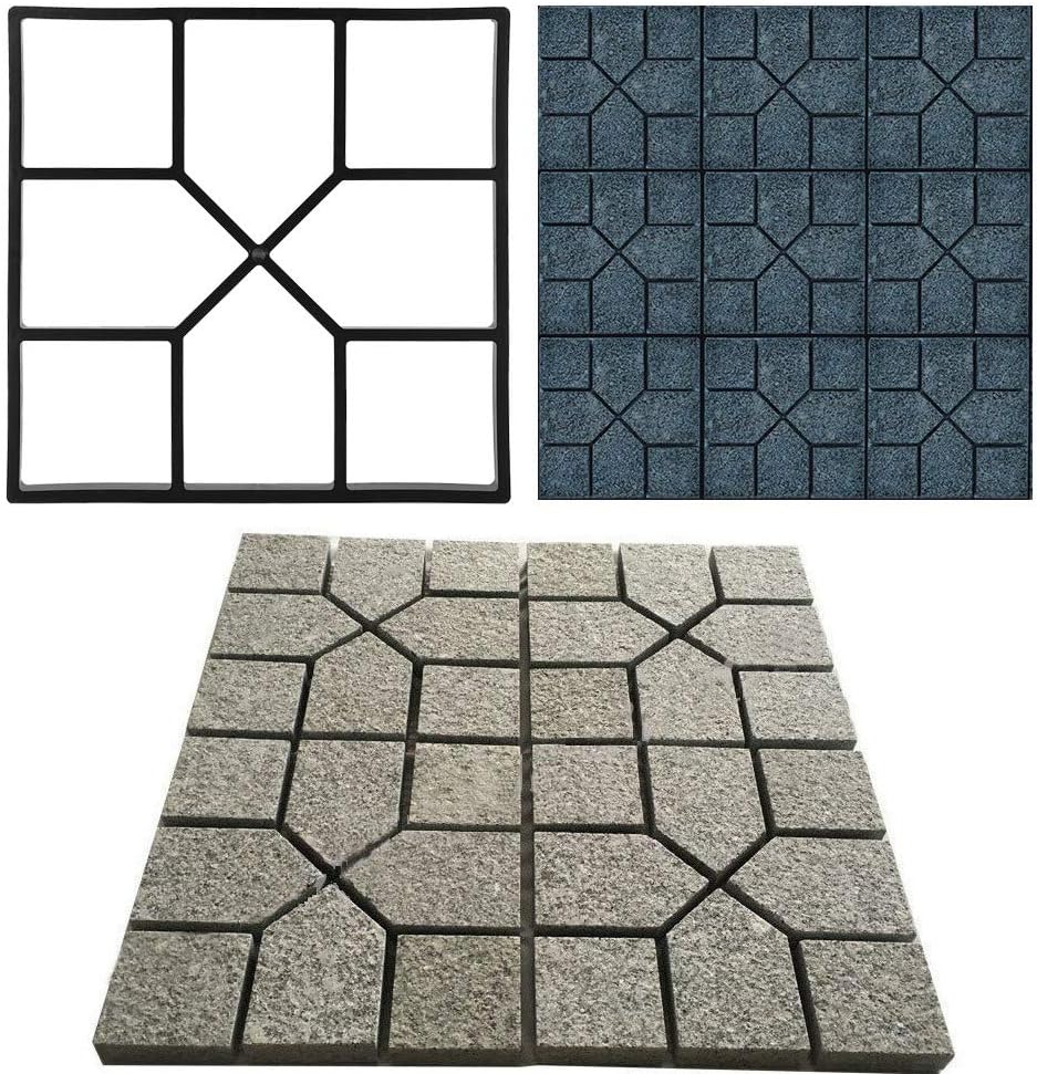 Victool Path Maker Slabs Mould, DIY Paving Concrete Mould Stepping