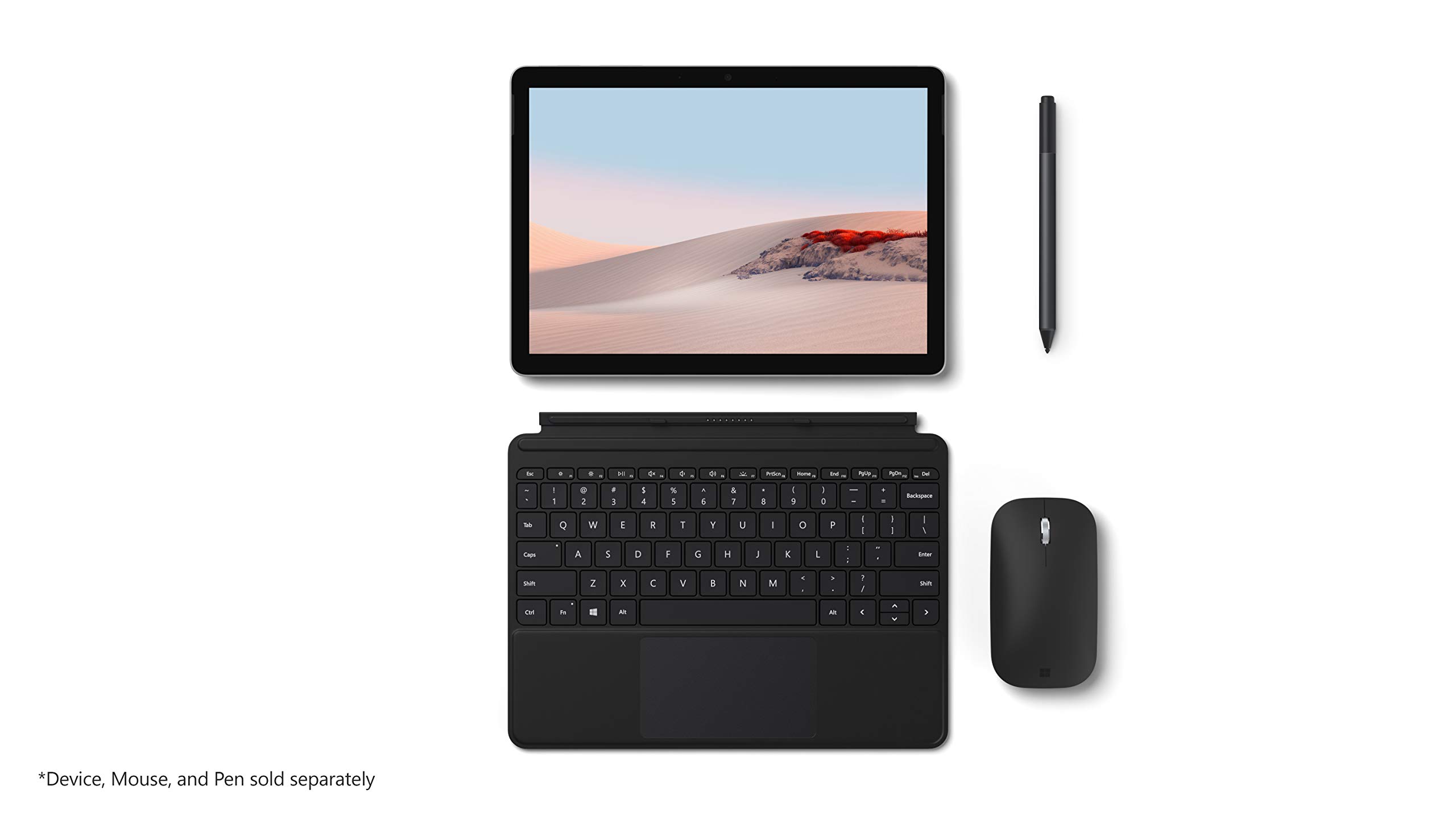 Microsoft Surface Go Type Cover - Black (Renewed)