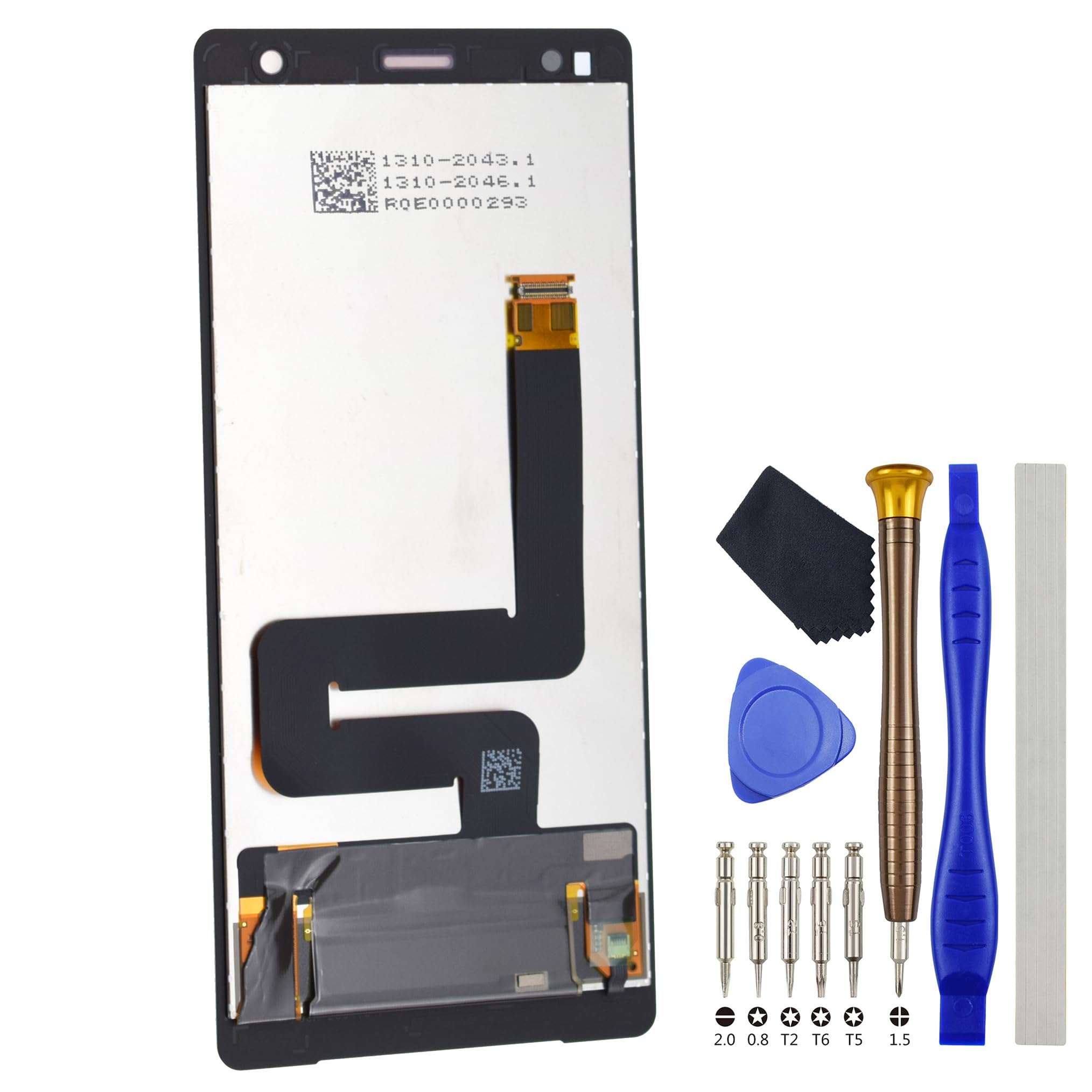 VEKIR Complete Display Screen for Sony Xperia XZ2 H8266 LCD Touch Digitizer Assembled Black 5.7" Screen Replacement with Free Tool Kit