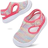LeIsfIt Toddler Sandals Boys Girls Wide Sandals Kids Water Sandal Shoes Lightweight Barefoot Summer Shoes for Indoor Outdoor