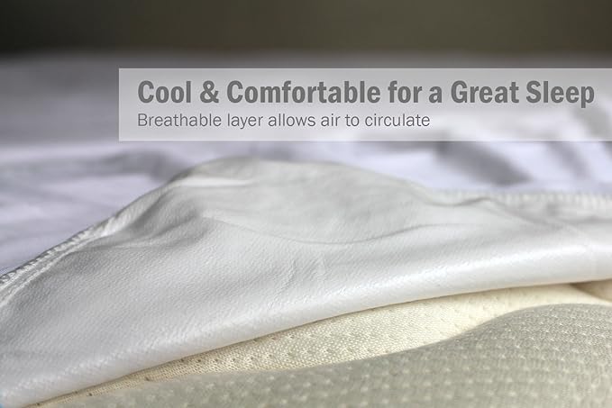 bubba blue quilted mattress protector