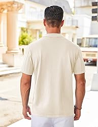 COOFANDY Men's Summer Beach Shirts Short Sleeve