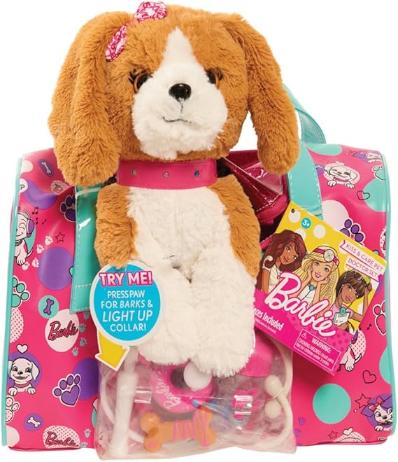 Just Play 61383 Barbie Vet Bag Plush