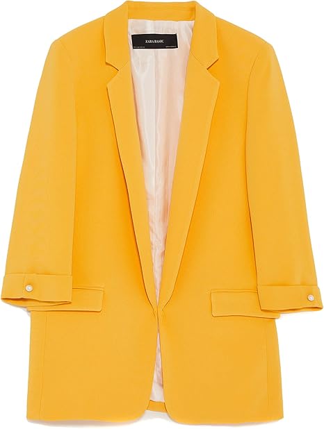 Amazon Zara Blazer レディース Us サイズ Small カラー イエロー スーツ 通販