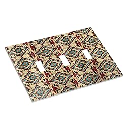 Wpshijia Light Switch Cover Boho Abstract Geometric