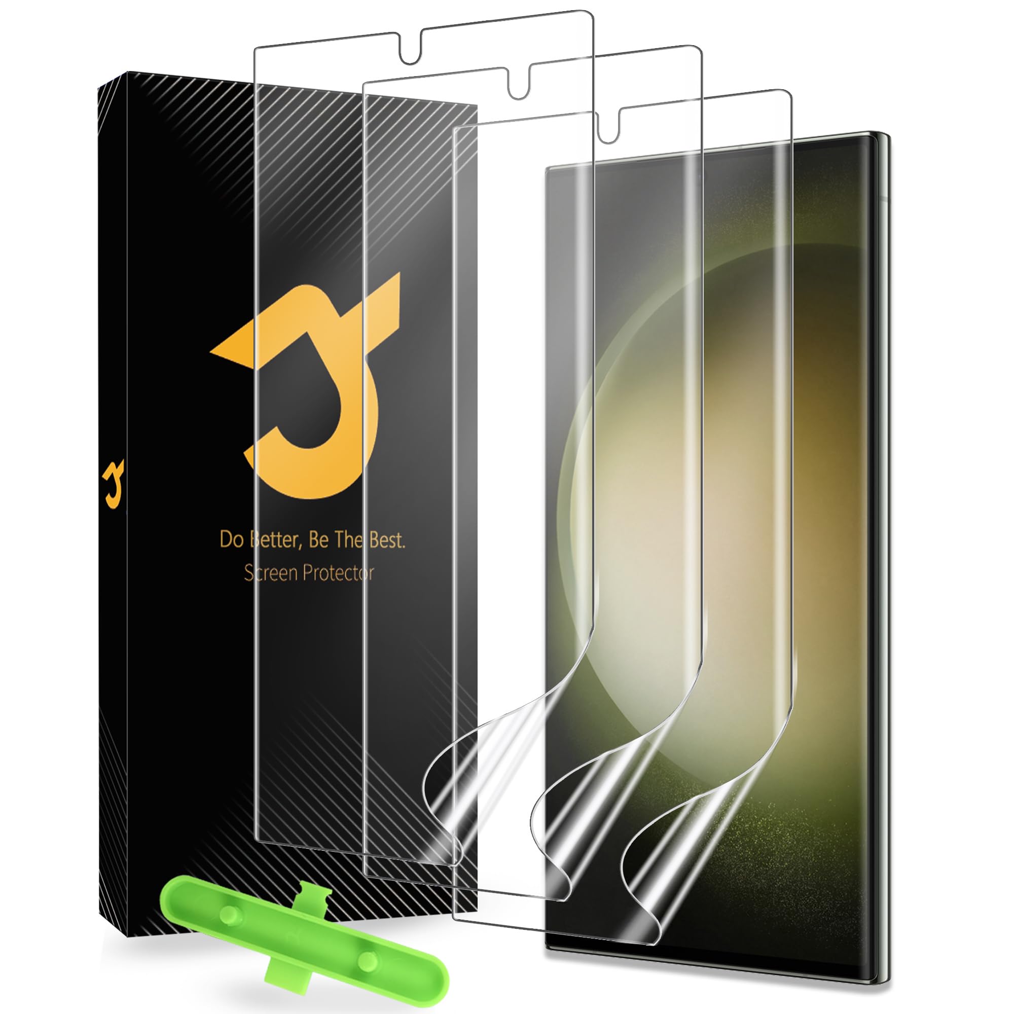 Photo 1 of for Samsung Galaxy S23 Ultra/S22 Ultra TPU Screen Protector [Not Glass] [100% Fingerprint Unlock] [Bubble Free] Touch Sensitive Film for S23 Ultra/ S22 Ultra 5G