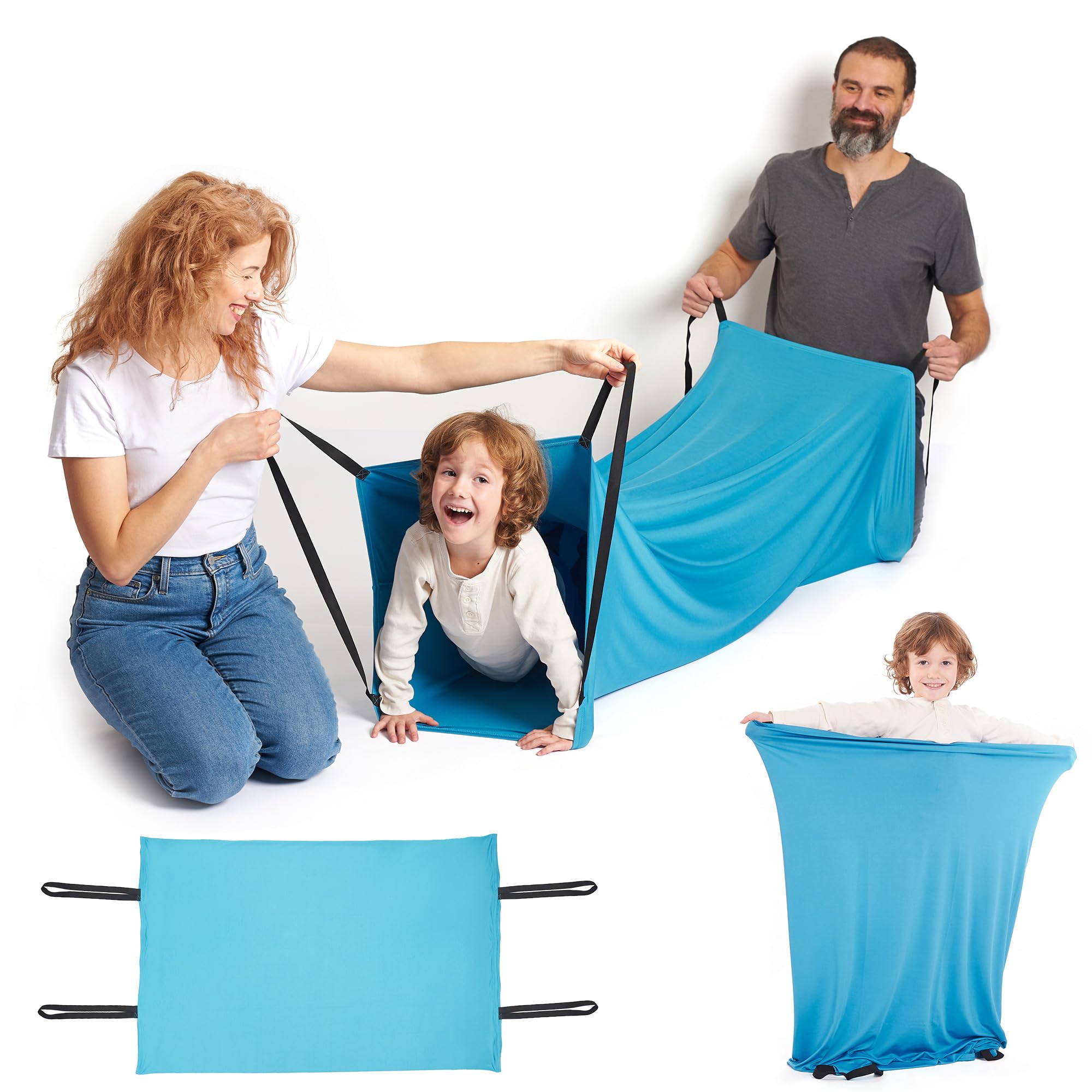 Kids Concept Fabric Tunnel - Sensory Compression Play for Different Ages