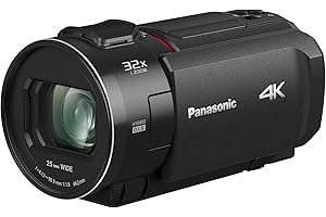 Panasonic HCVX3K 4K Camcorder 24X Optical Zoom, Black