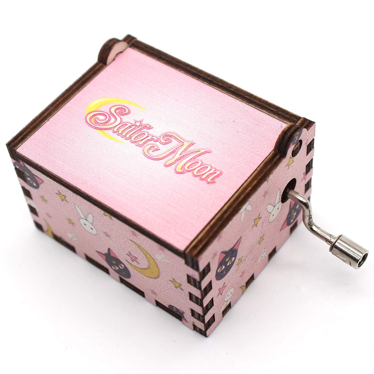 ukebobo Wooden Music Box – Color Painted Sailor M Music Box, Sailor Gifts for Sister、Daughter – Play Sailor M Theme Song – 1 Set