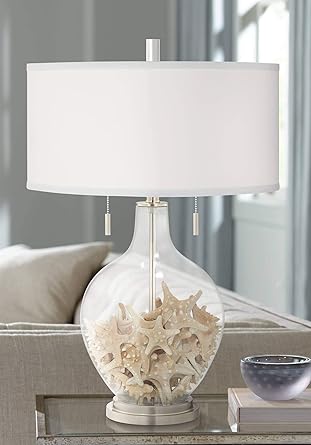 clear glass table lamps for living room