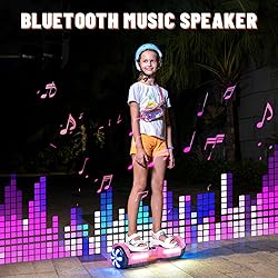 SIMATE Scooter, Bluetooth Speakers and LED Light-Up
