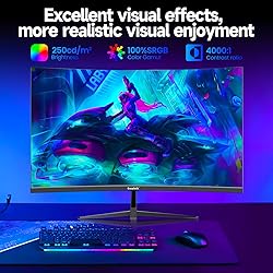 Gawfolk 32 Inch Curved Gaming Monitor 240Hz, 1800R