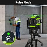 Huepar 3D Laser Level Green 360° Self-Leveling 12 Lines Rechargeable Li-ion view 7
