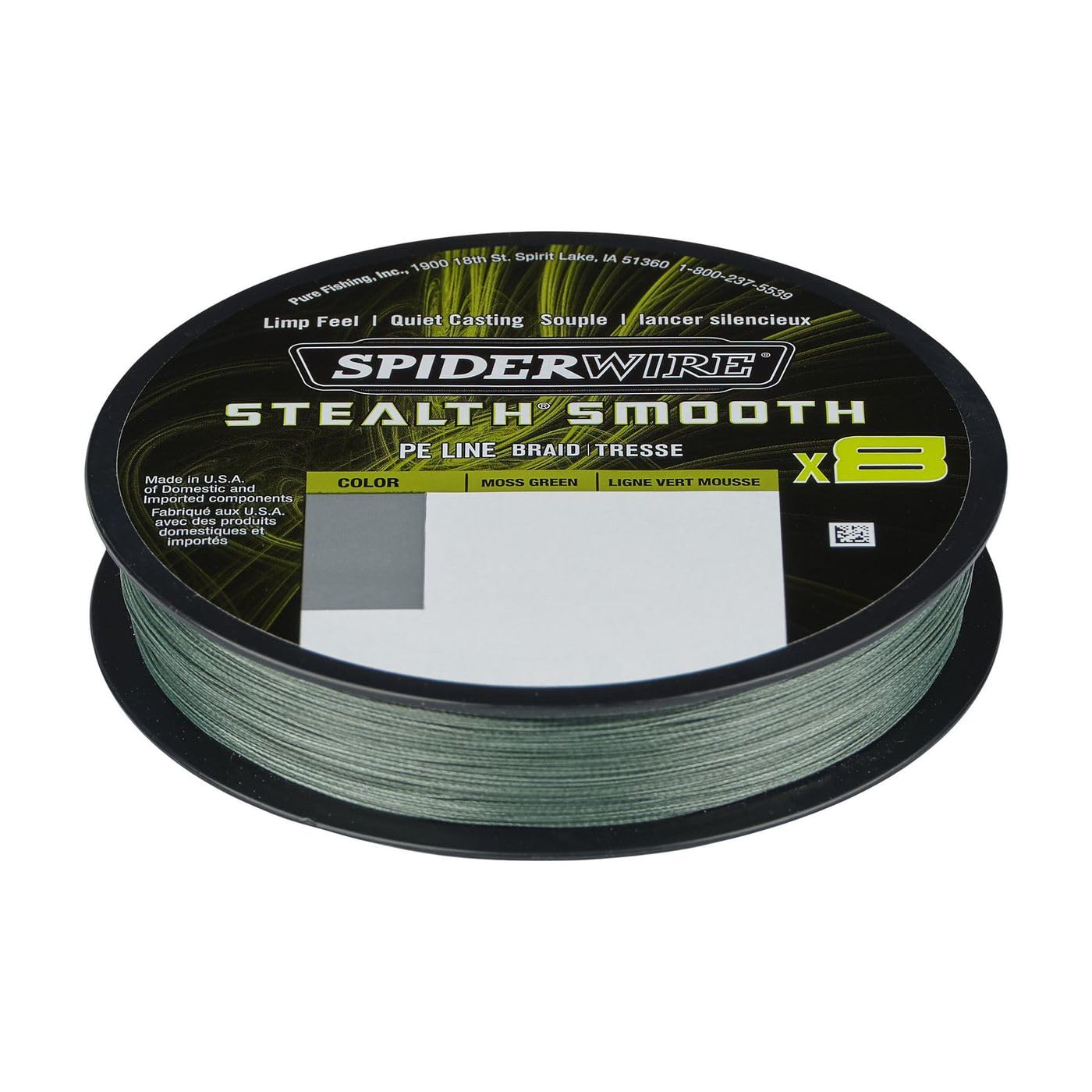 Spider 1515597 - Stealth Smooth 8 Moss Green 300M 0.17