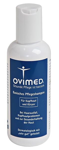 Ovimed Basisches Pflegeshampoo, für Kopfhaut und Körper, 500ml, 500 ml