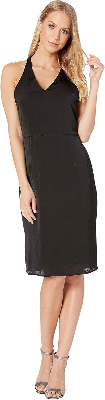 Bebe Women S Sexy Sparkle Rhinestone Halter Dress At Amazon Women S Clothing Store