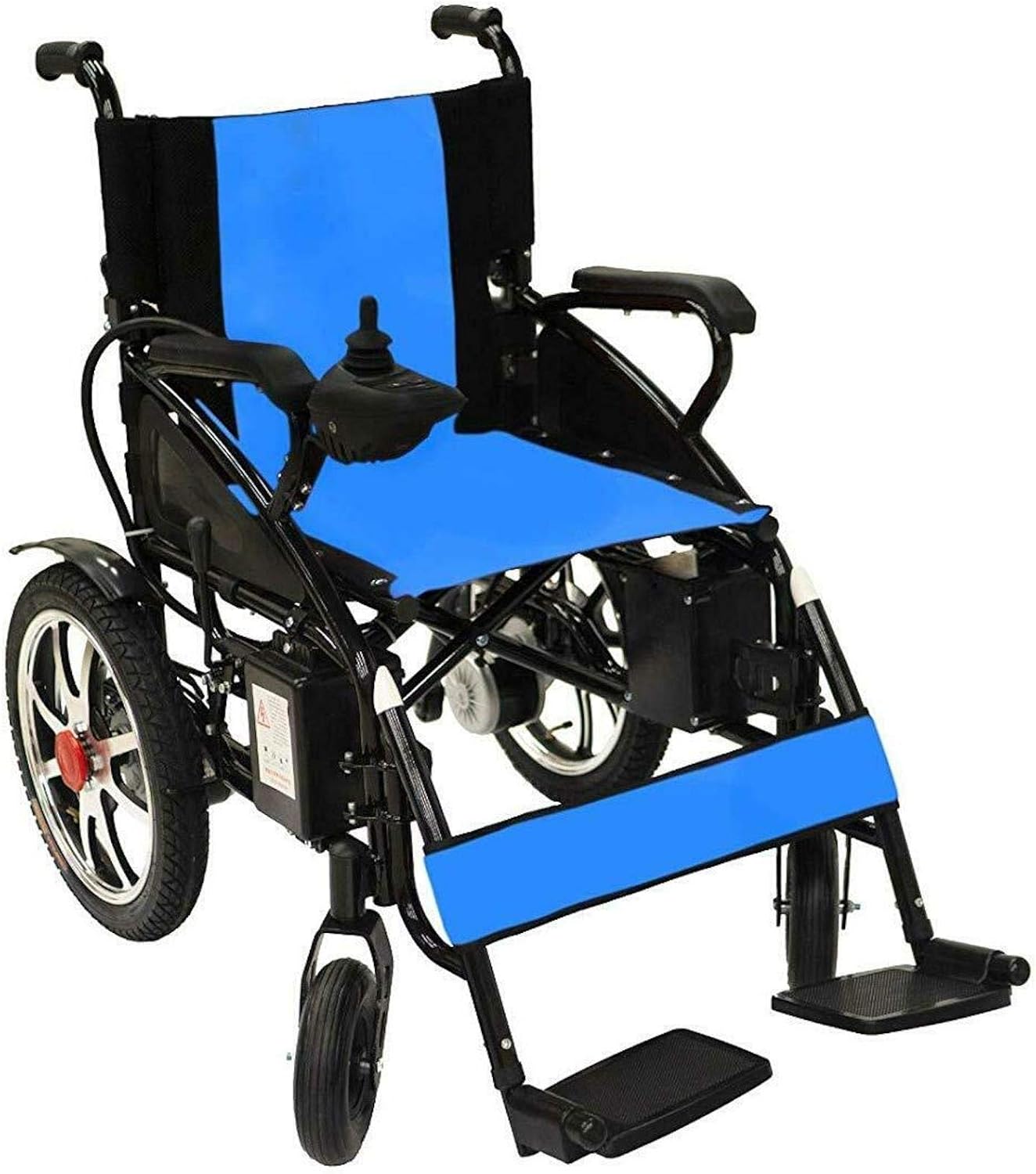 Electric Wheelchair Electric Power Wheel Chair Motorized Foldable Mobility Scooter Wheelchair Automated Wheelchair (RED): Health & Personal Care