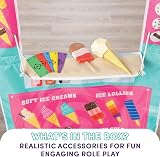 Playhouse Pop Up Play Town Ice Cream Shop Doorway Curtain 3-7 view 4