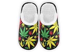 Umidedor Slippers Soft Memory Foam Non-Slip Indoor House Slippers Home Shoes for Bedroom Hotel Travel Spa