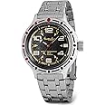 VOSTOK | Classic Amphibian Automatic Self-Winding Russian Diver Wrist Watch | WR 200 m | Amphibia 420335 | Fashion | Business | Casual Men's Watches