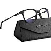ANYLUV Blue Light Glasses for Men, Lightweight Computer Gaming Glasses, Stylish Anti Eyestrain Blue Light Blocking Men