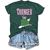 LOTUCY Musical Shirt Women Changed for Good Musical Movie Tee Witch and Princess Short Sleeve Tshirt
