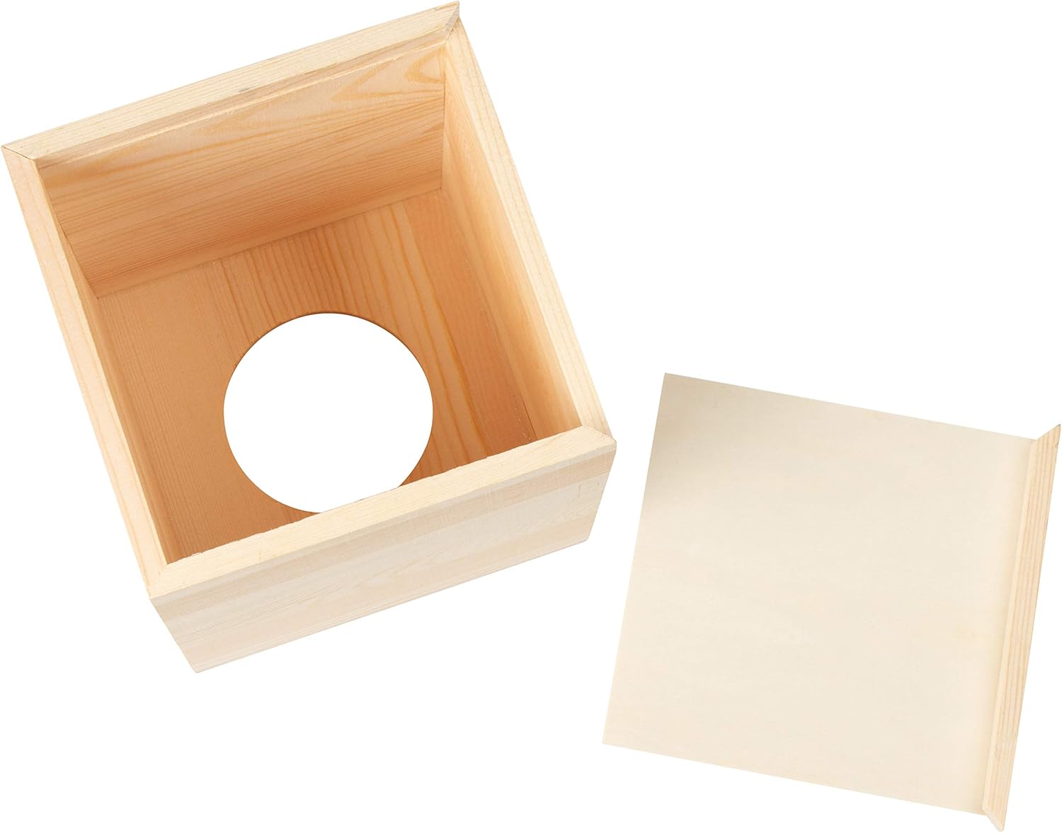 Juvale Wood Tissue Box Cover (5 x 5 x 5.8 in): Home & Kitchen