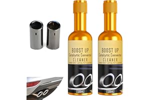 GENERIC Catalytic Converter Cleaner,Engine Catalytic Convertor Cleaner,Boost Up Catalytic Converter Cleaner,Pipe Carbon Removal Cleaner Treatment Additive Oil,Convenient and Practical（2Pcs）