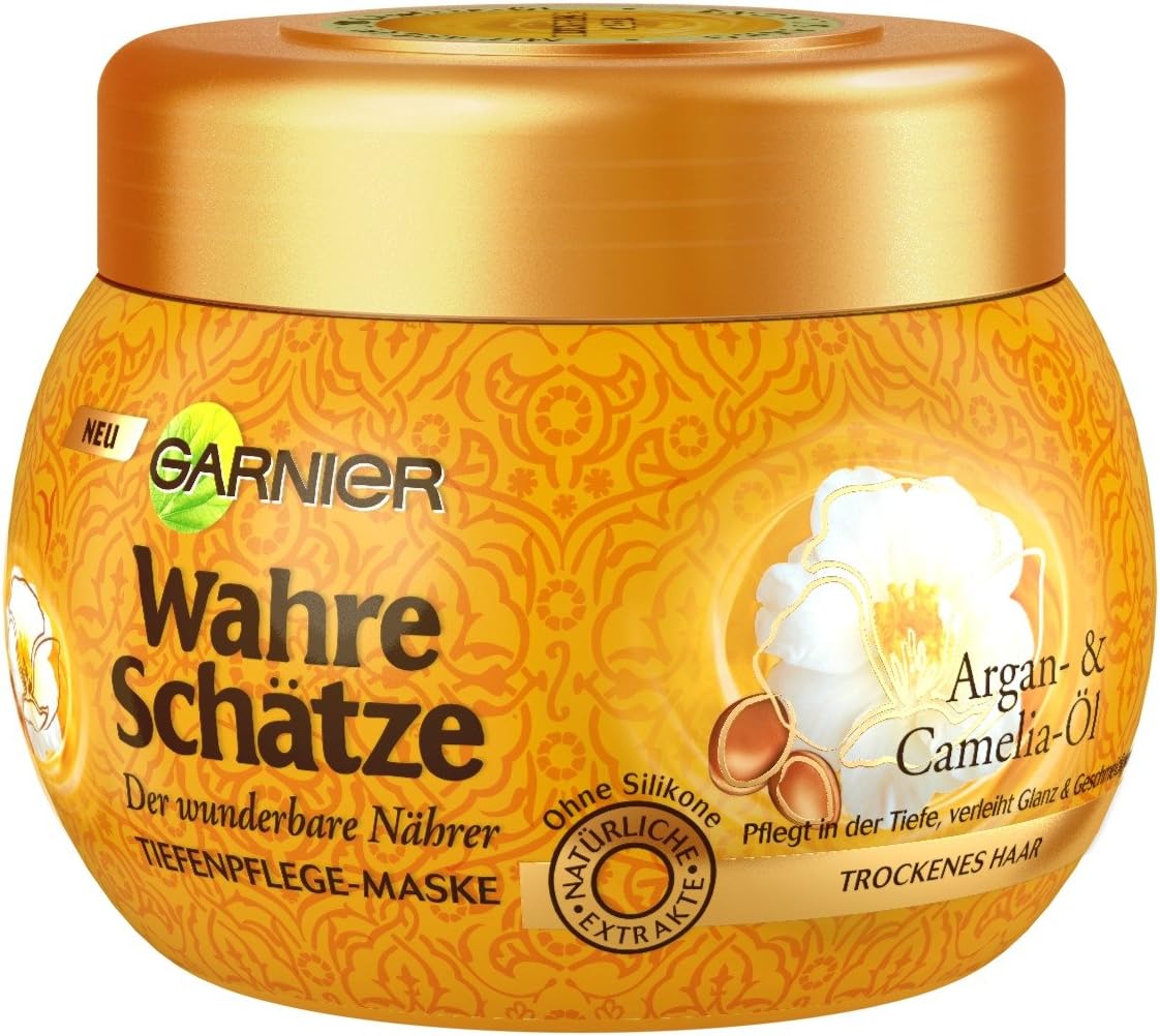 Garnier True Treasures haarmaske, Conditioner for Intensive Hair Care
