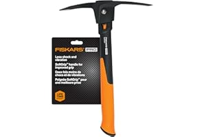 Fiskars IsoCore Pickaxe Mattock with Shock-Absorbing Handle, Dual-Head Tool for Roots & Rocks, 1.5 lb