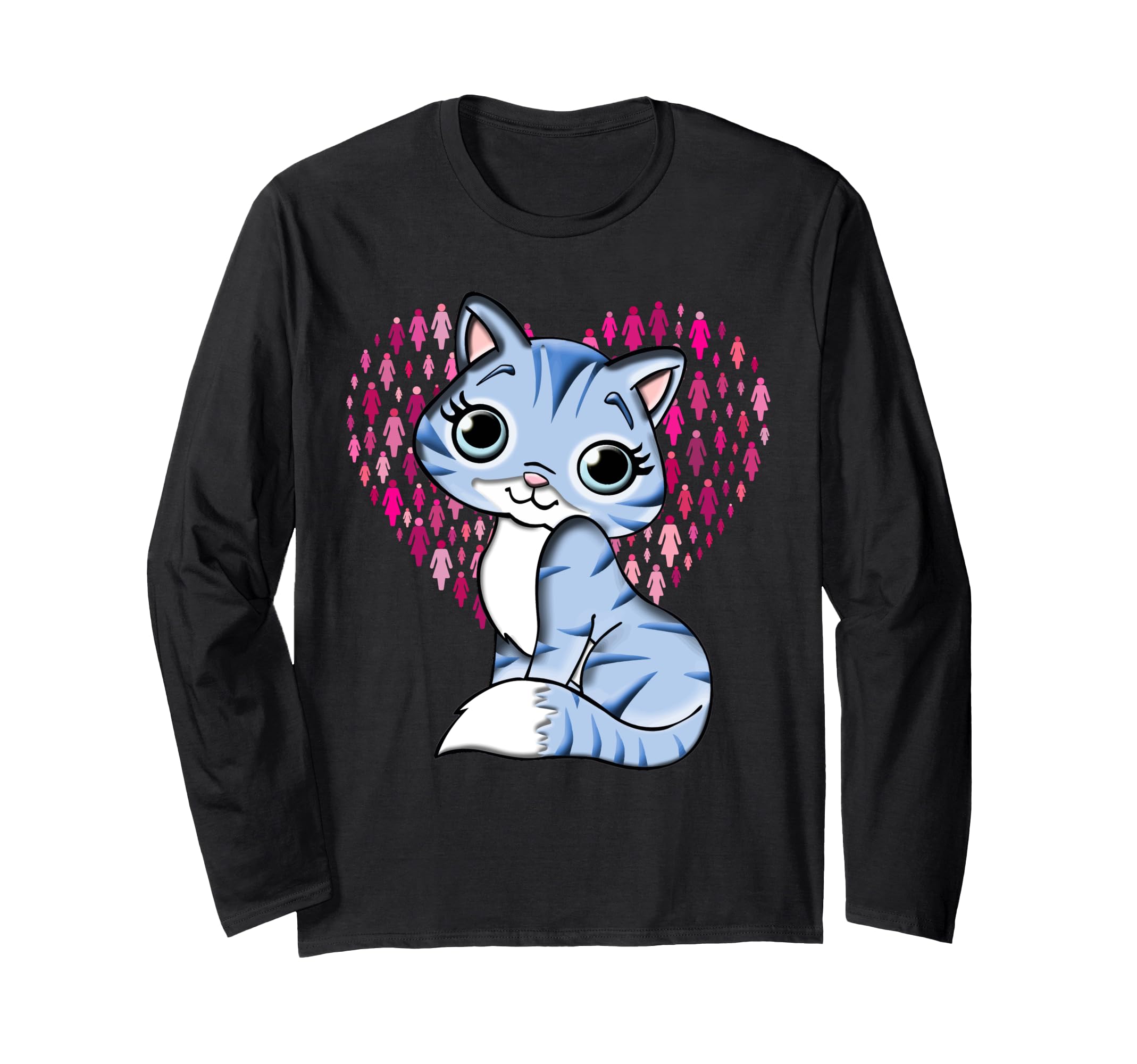 CUTE KITTY CAT LIVES MATTER Long Sleeve T-Shirt