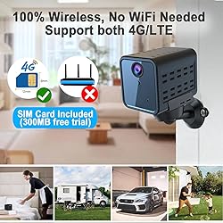 aidowocam 2K Cellular Security Camera, No WiFi