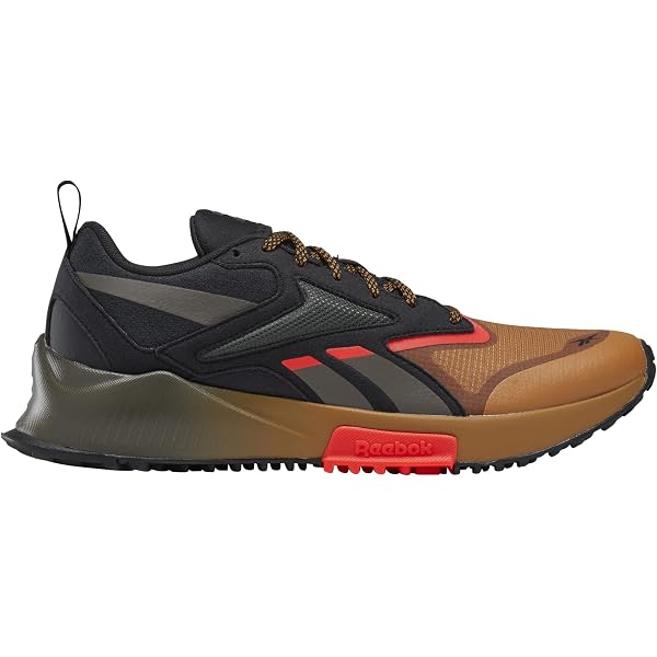 Reebok RARE Men’s Brown and Red Athletic Trail Sneakers Reebok main image 4