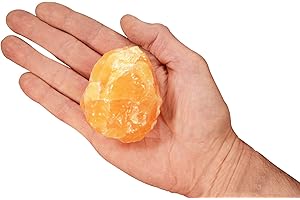 Rock Your Chakra Orange Calcite 3" 8-12 Oz Raw Chakra Healing Crystal Rocks Minerals Specimens Stones Reiki