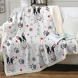 frenchie throw blanket