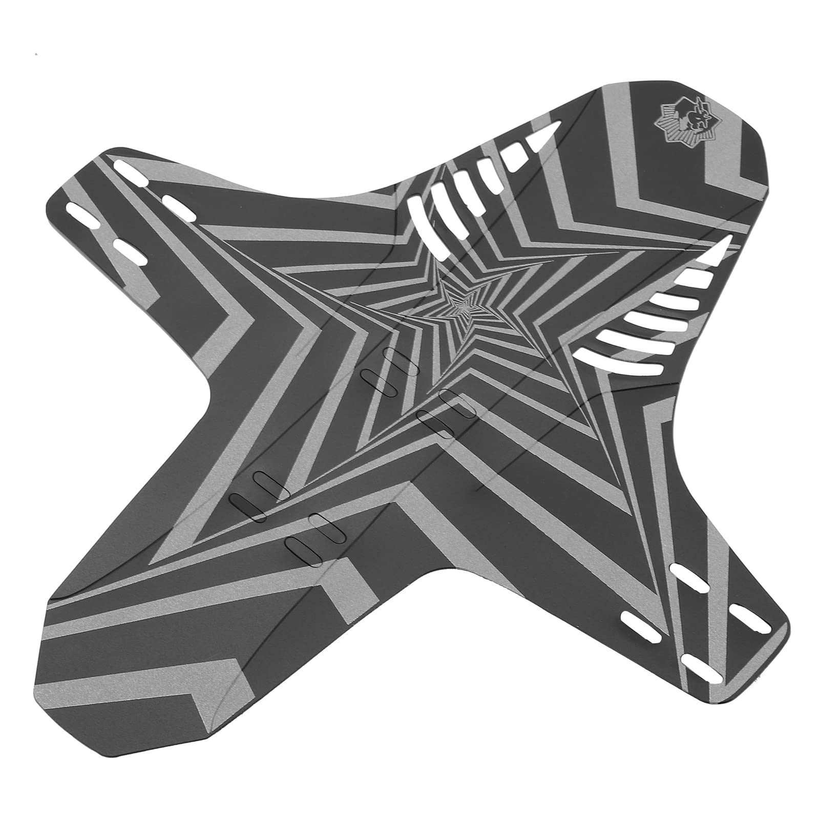 Bike, Mountain Bike Mudguard Light and Strong Universal Installed on the Front Fork for for Blocking Mud(Five-star reflective)