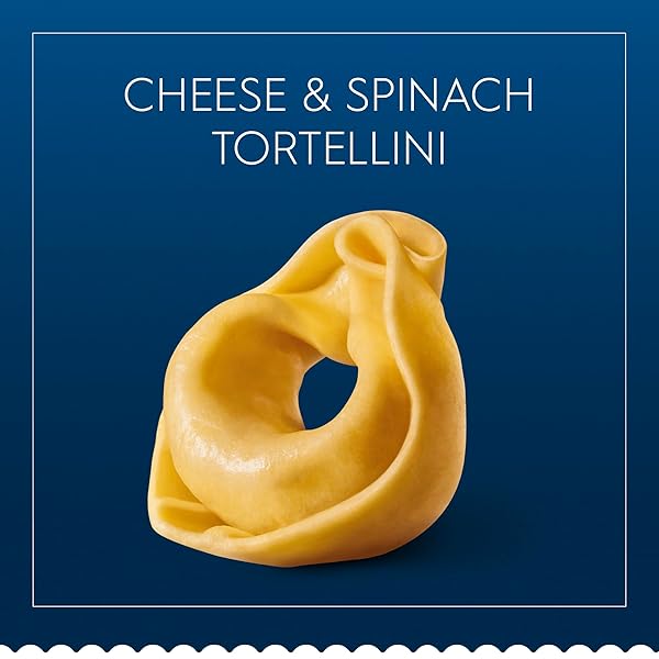 BARILLA CHEESE & SPINACH TORTELLINI PASTA, 12 OZ. BAG (PACK OF 8) – 6 SERVINGS PER BAG – PANTRY FRIENDLY DRIED TORTELLINI – MADE WITH NON-GMO INGREDIENTS