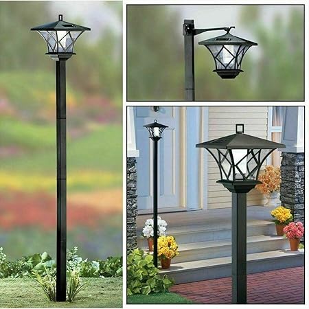 CenYC Solar Lamp Post Lights, 1.5m Tall Outdoor Solar ... CenYC Solar Lamp Post Lights, 1.5m Tall Outdoor Solar ...