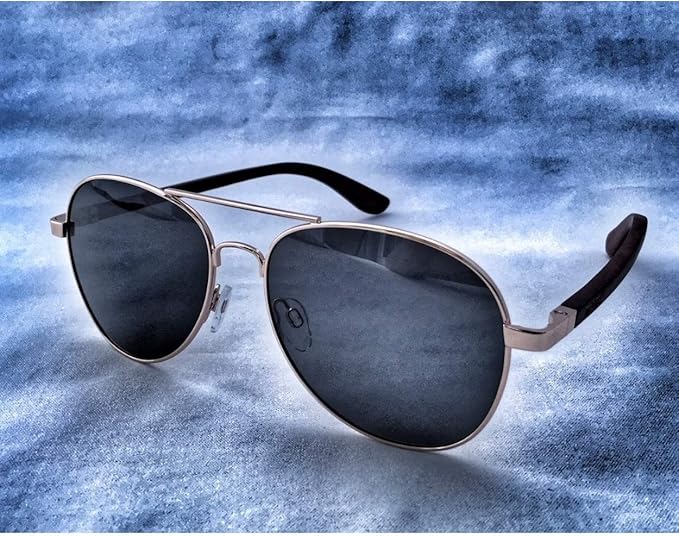 Two X Sonnenbrille Fly Pilotenbrille Getont Fliegerbrille Mit Holzbugel Amazon De Bekleidung