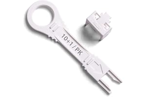 NTW- Archtech NL-PBK10-WH Locking RJ45 Port/Dust Blocker with Color Coded Keys