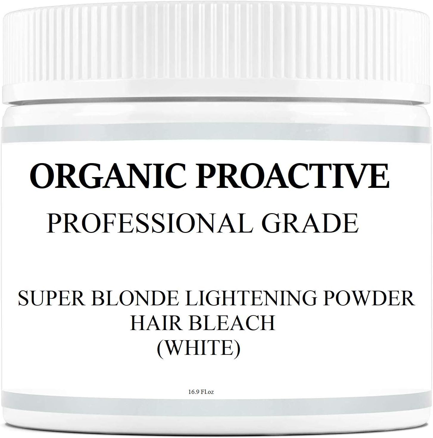 ORGANIC PROACTIVE, PROFESSIONAL GRADE, Super Blonde Lightening Powder Hair Bleach 16.9 Fl.Oz / 500 mL
