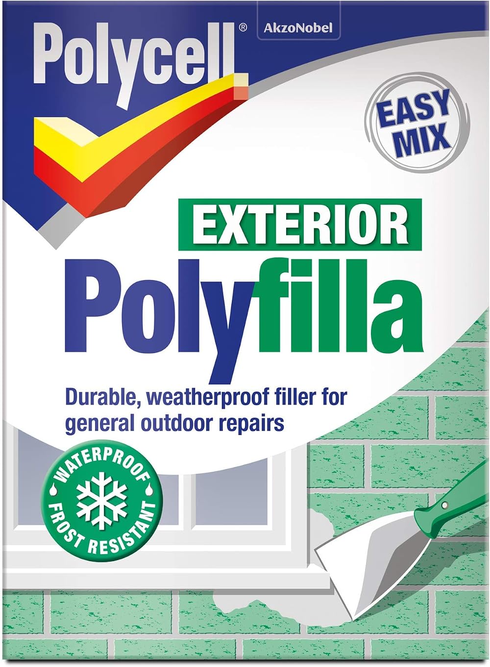 Polycell Weatherproof Polyfilla Exterior Filler 1.75 kg PLCWPP175KGS