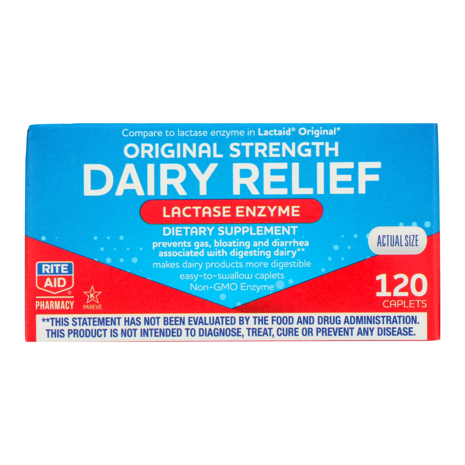 Mua Rite Aid Fast Acting Dairy Relief Lactase Enzyme – 120 Caplets ...