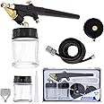 Master Airbrush Model E91 Airbrush Set Master Single-Action External Mix Siphon Feed Airbrush Set with 0.8mm Tip and 1/8" air inlet