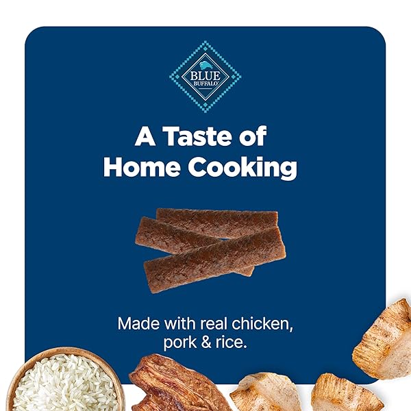 BLUE BUFFALO NUDGES HOMESTYLE NATURAL DOG TREATS, CHICKEN AND PORK, 12-OZ BAG