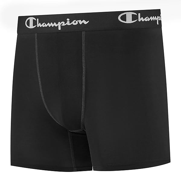 CHAMPION MEN’S PERFORMANCE BOXER BRIEF- 5 PACK
