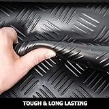Nisorpa 1m x 5m Rubber Floor Mat Roll 3mm SBR 5 Bar Non Slip Heavy Duty view 4