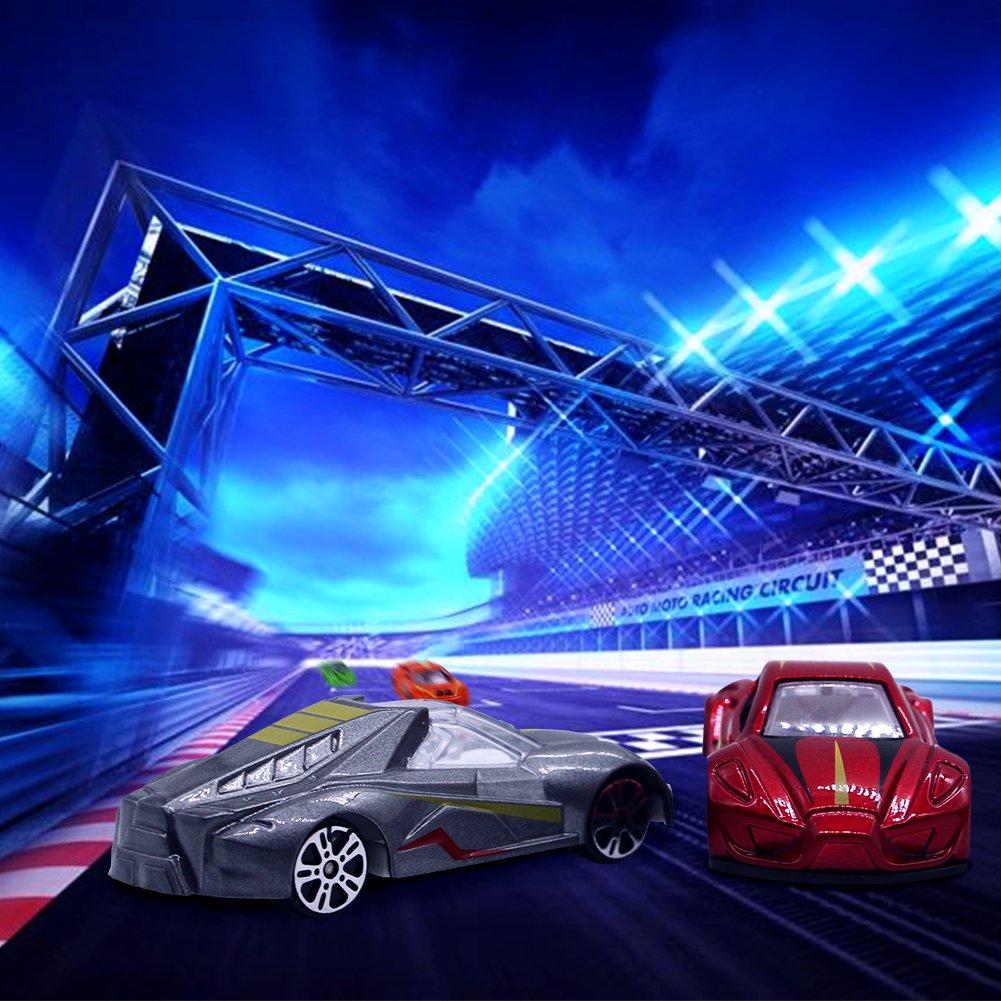 Nuheby Kids Toys 16pcs Toy Cars Car Model Boys Cars Car Girls Colorful and Cool Design Metal Car Plastic Car Miniature Cars for Kids 3 4 5