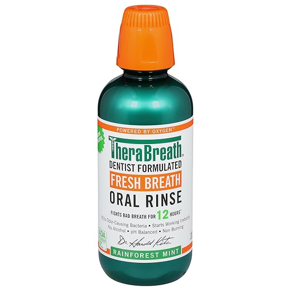 THERABREATH FRESH BREATH ORAL RINSE, RAINFOREST MINT, 16...