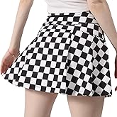 Qpfkw Dinosaur Women's Skorts Skirts High Waisted Golf Pleated Skirts for Running Pickleball Workout